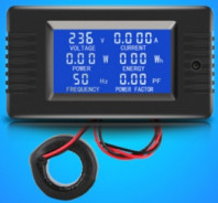 コイルCT LCDの表示のセリウムFCCが付いている100Aデジタルのメートルの電流計の電圧計