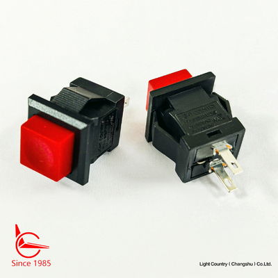 小型 赤色 電気スイッチ 14mm*14mm ON OFF UL VDE ENEC