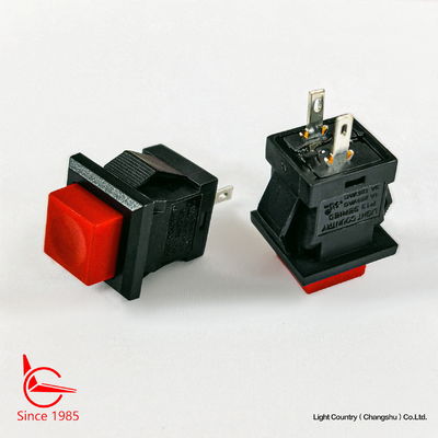 小型 赤色 電気スイッチ 14mm*14mm ON OFF UL VDE ENEC