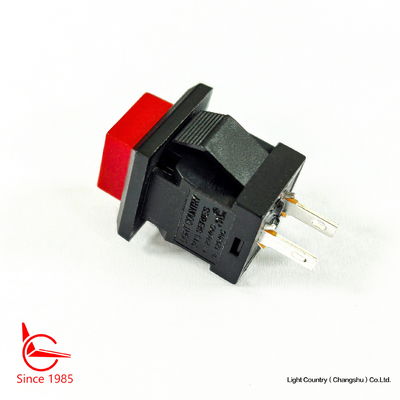 小型 赤色 電気スイッチ 14mm*14mm ON OFF UL VDE ENEC